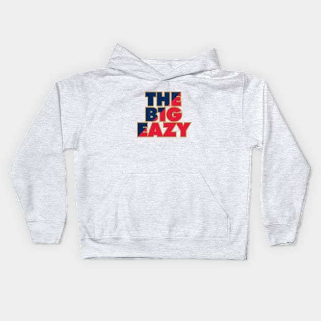 THE B1G EAZY - White 2 Kids Hoodie by KFig21